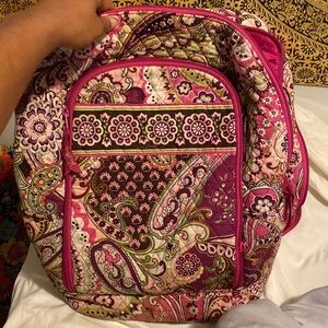 Vera Bradley book bag with built in lab top carrier in the back